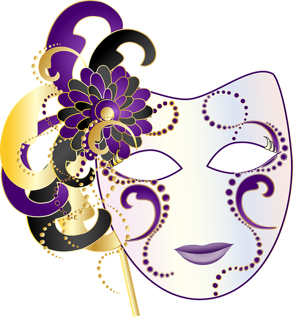 mardis gras mask